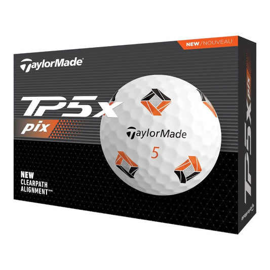 TaylorMade TP5 X PIX 3 12 Golf Ball Pack